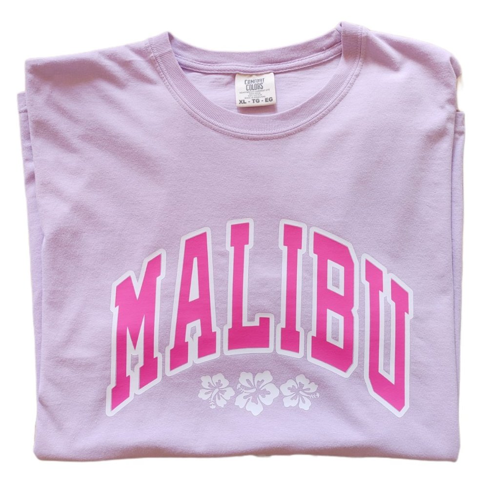 Malibu California Hibiscus T-Shirt - Picture 7 of 9